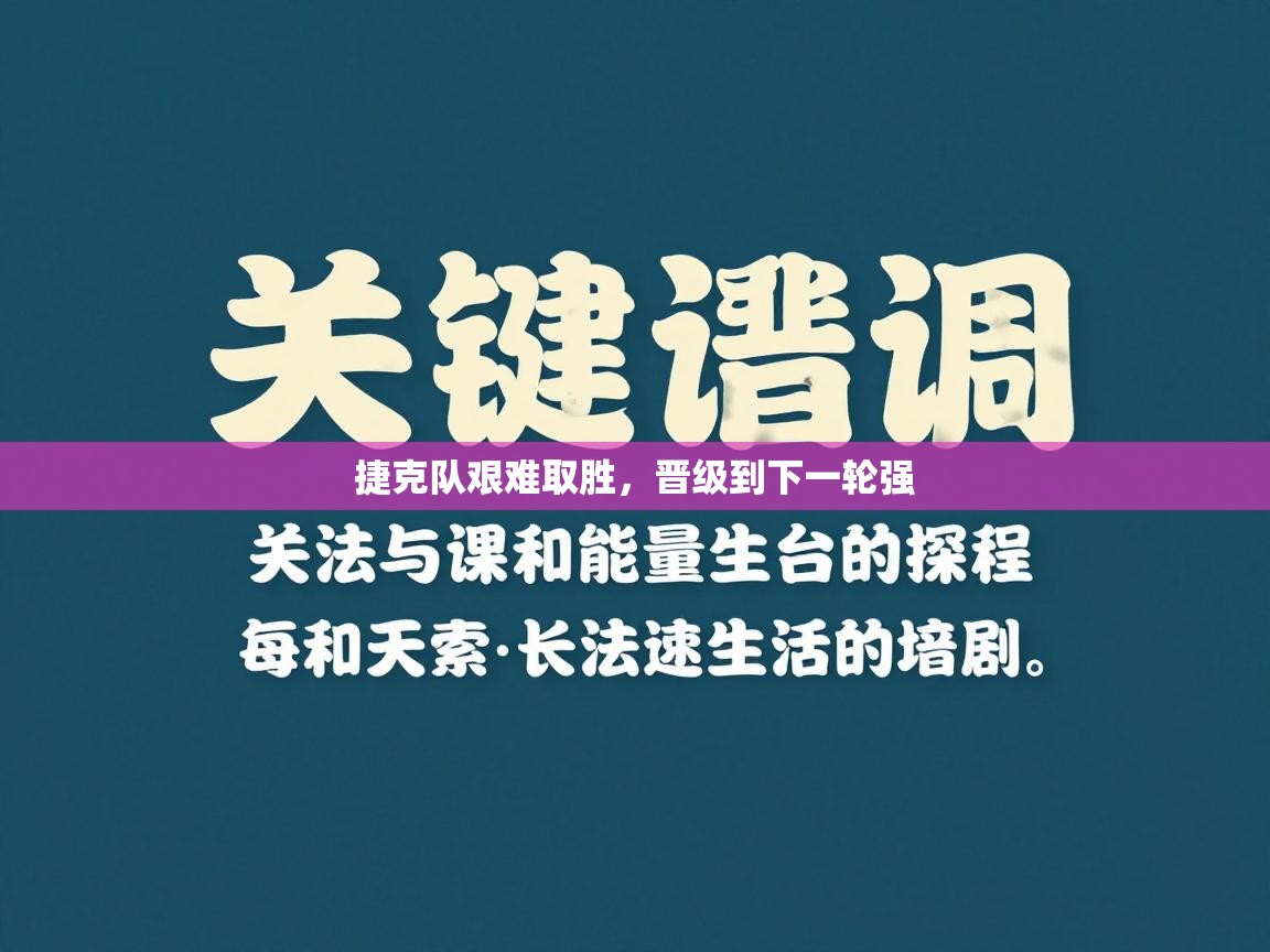 捷克队艰难取胜，晋级到下一轮强  第2张
